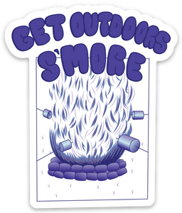 RBO Get Outdoors S'More Sticker