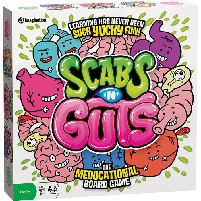 Scabs ’N’ Guts Kids’ Medical Trivia Board Game