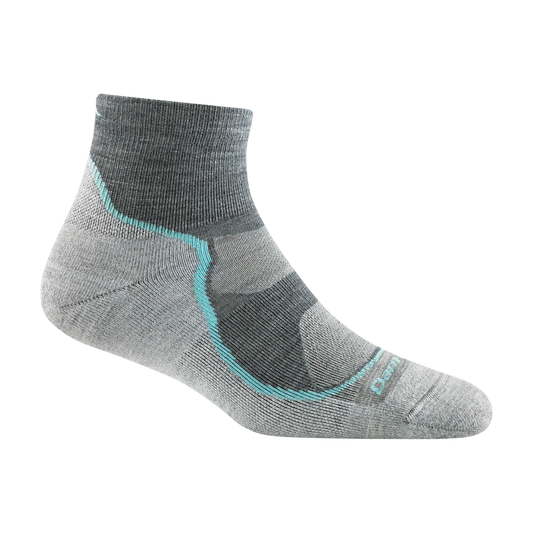 Women’s Light Hiker Quarter Lightweight Hiking Socks- Darn Tough