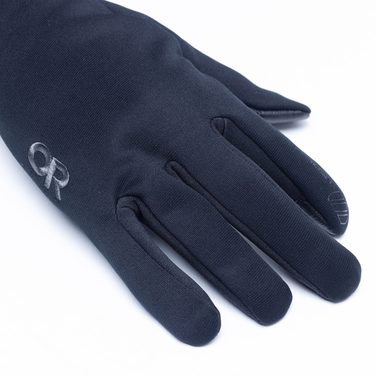 Outdoor Research Men's Backstop Sensor WindPro Gloves in Black during cold-weather activity
