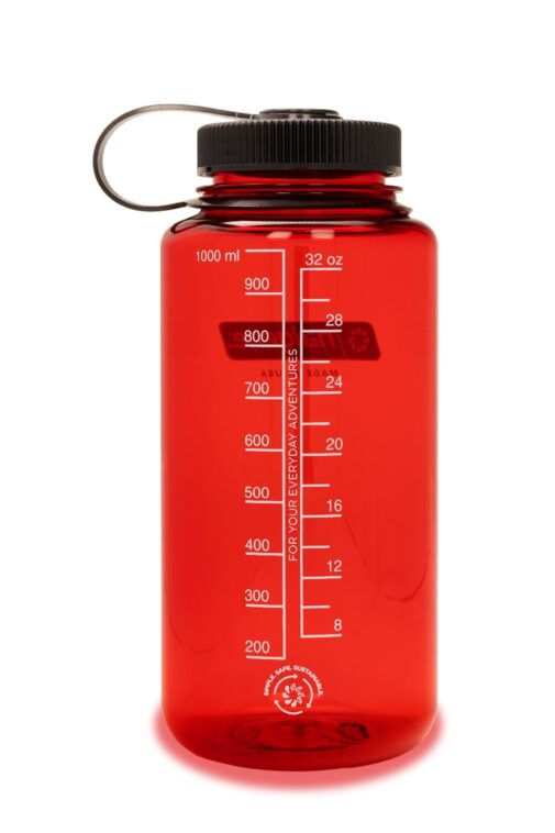 Nalgene 32oz Wide Mouth Water Bottle - Red