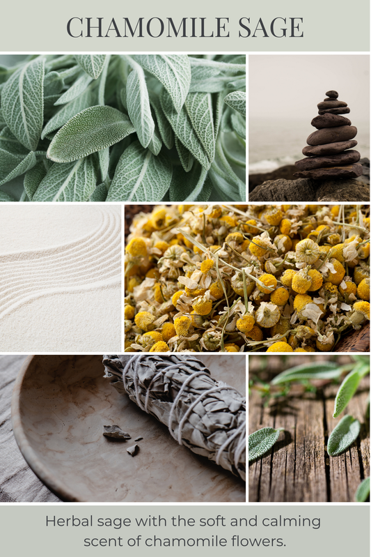 Eco Candle Company - 6oz eco candle CHAMOMILE SAGE