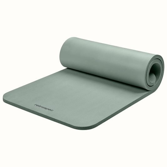 Solana 1” Yoga Mat – Ultra Thick XL Exercise Mat with Carrying Strap