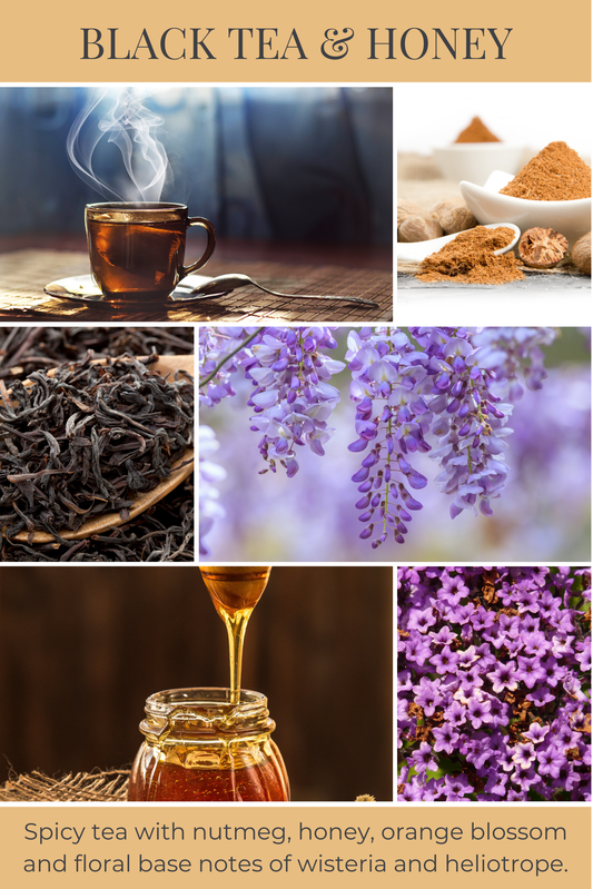 Eco Candle Company - 6oz eco candle BLACK TEA & HONEY