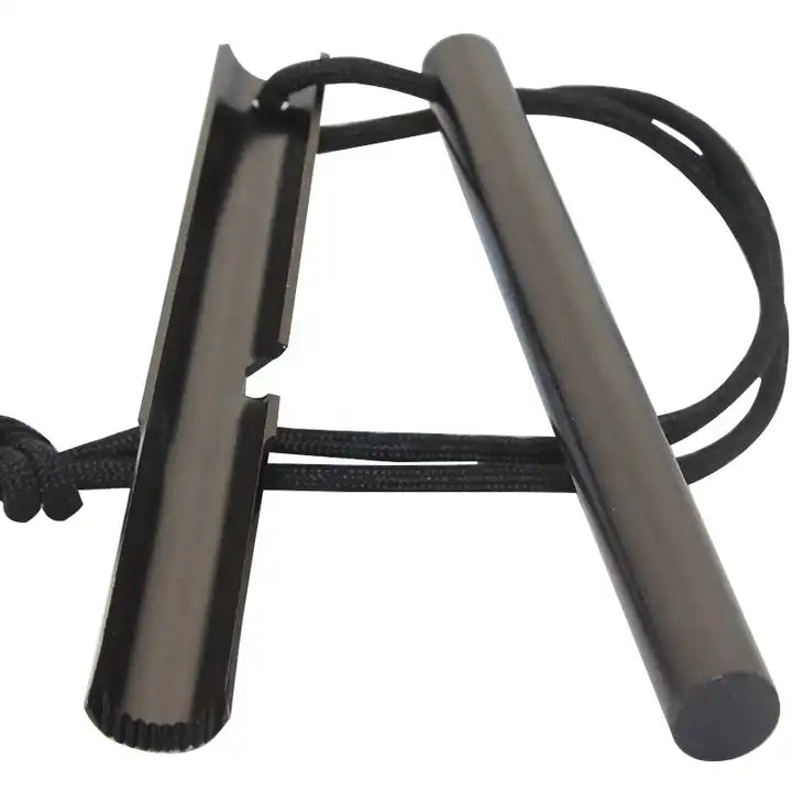 Magnesium Ferro Rod Fire Starter - Ferrocerium Flint Striker For Camping Survival