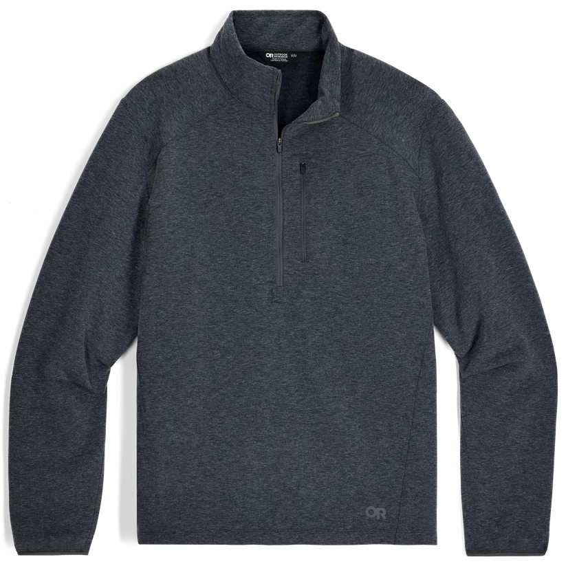 Men’s Crescent Fleece Half Zip – Merino Wool & Recycled Polyester