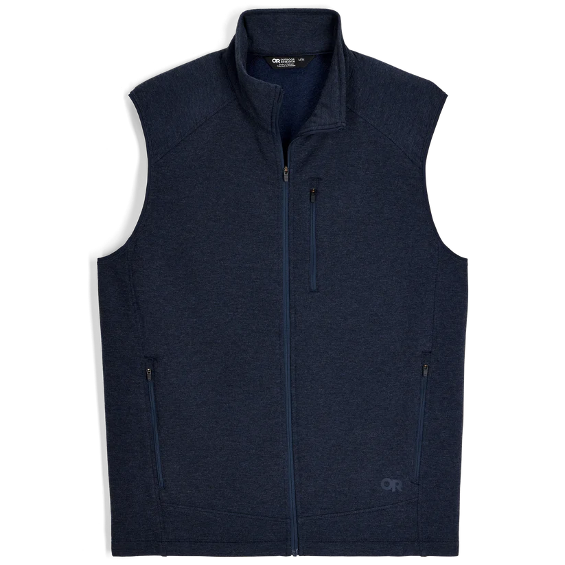 Men’s Crescent Fleece Vest – Merino Wool & Recycled Polyester