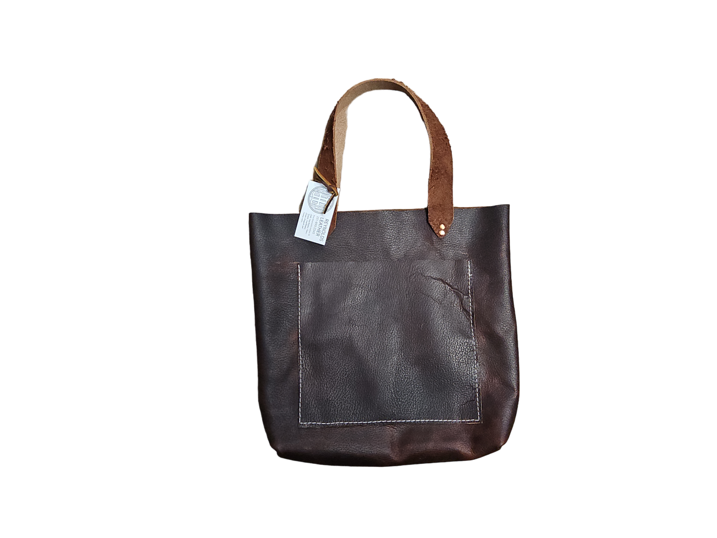 Reynolds Leather Brown Suedee Thick Strap Purse