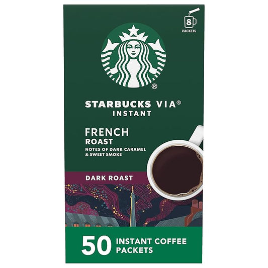 Starbucks VIA® Instant Coffee – French Roast, Dark Roast
