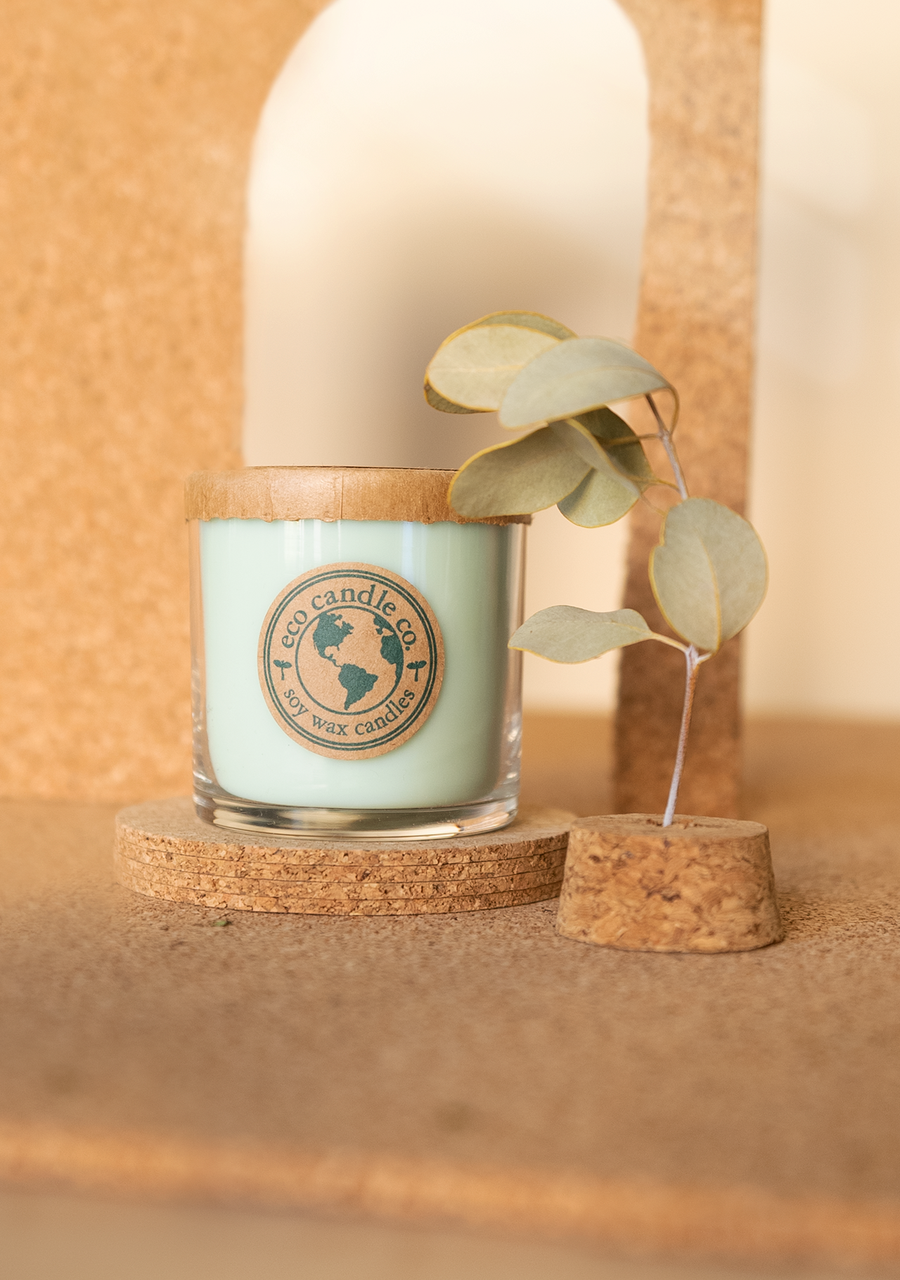 Eco Candle Company - 6oz eco candle EUCALYPTUS MINT