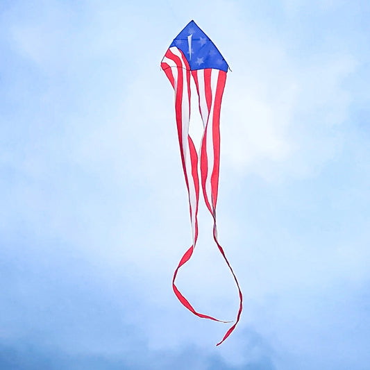 In the Breeze Patriotic 56" Delta with Long Flowing Tails