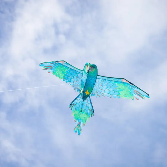 In the Breeze 3D Blue Parrot Kite