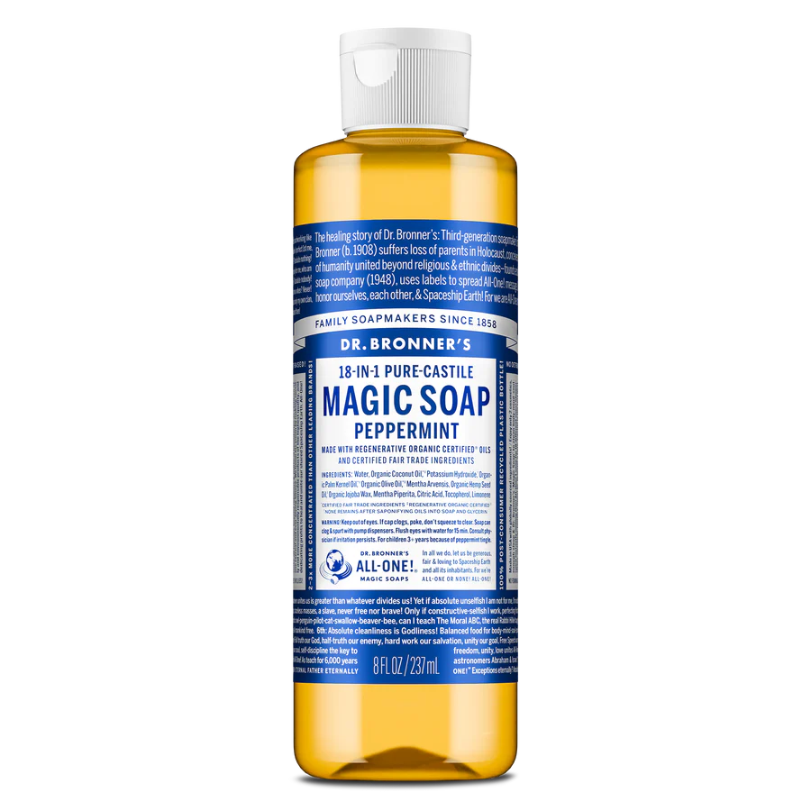 Dr Bronner's Liquid Soap - Peppermint