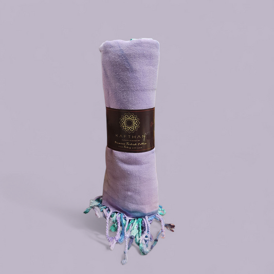 Kafthan Turkish Towel-Tie dye(purple)