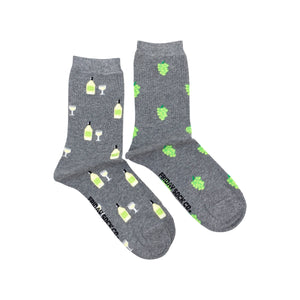 Friday Sock Co. - White Wine & Grapes CREW