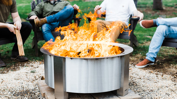 Breeo X Series 30" Smokeless Fire Pit - Stainless