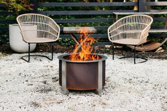 Breeo X Series 19" Smokeless Fire Pit - Corten Steel