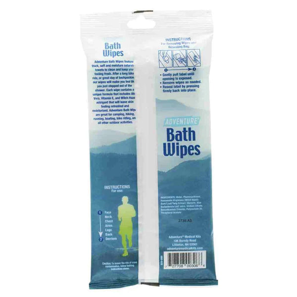 Adventure Bath Travel Wipes