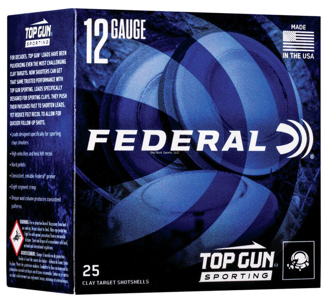 Federal Top Gun 12 Gauge Ammo with 7.5 Shot Size