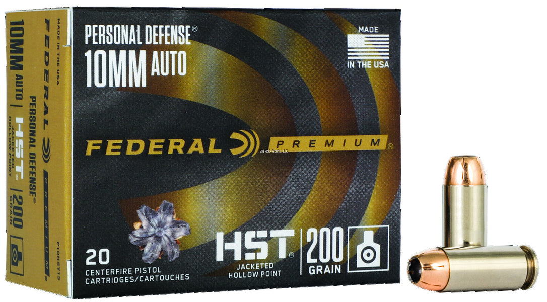 Federal Premium 10mm Auto 200 Grain Ammunition