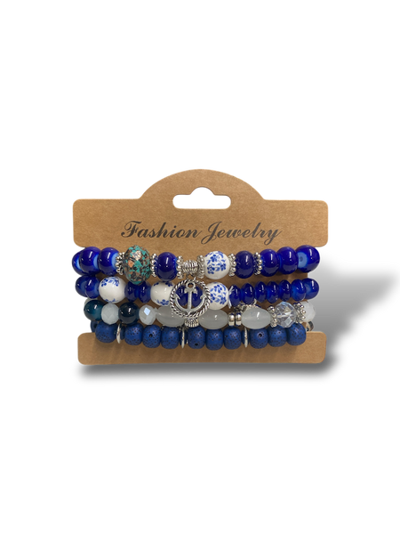 Layered Beaded Bracelets