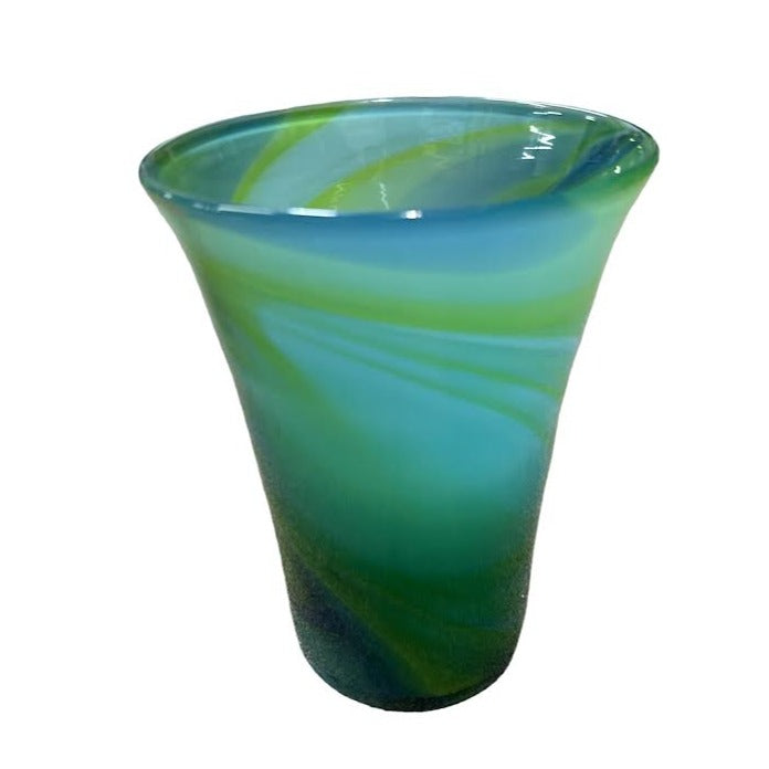 Freddie Blache Green and Blue Vase