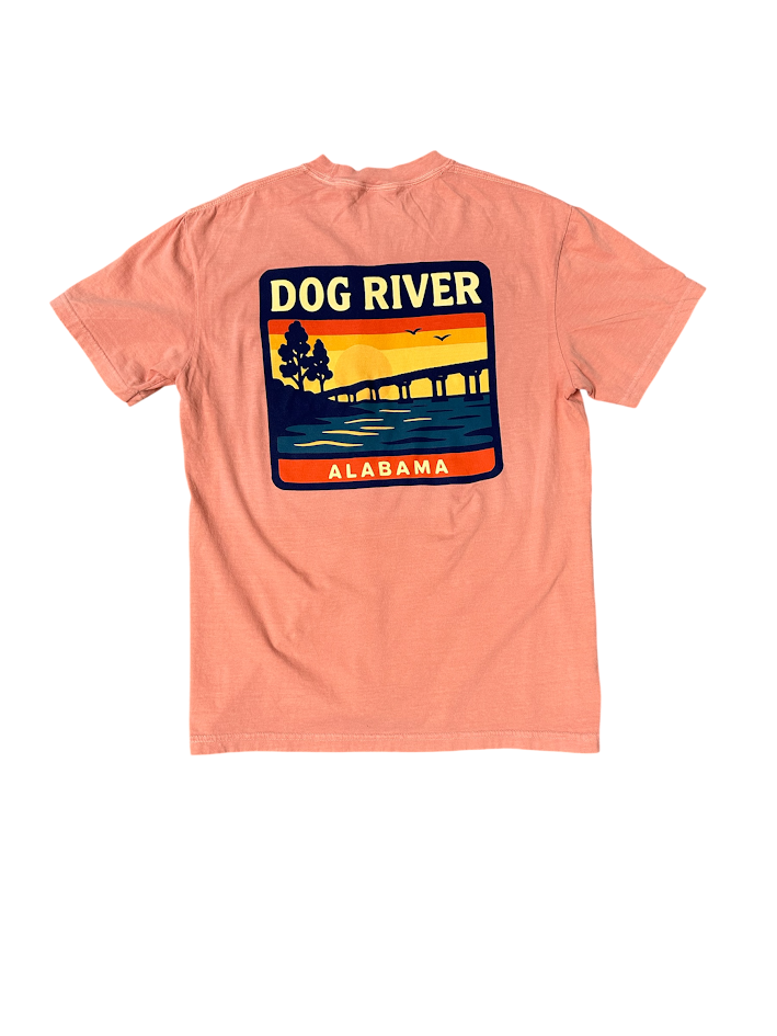 Dog River Sunrise T-Shirt – Coastal Alabama Design