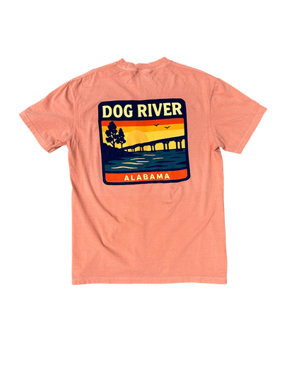 Dog River Sunrise T-Shirt – Coastal Alabama Design