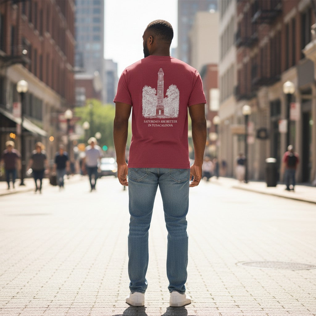 Saturdays Are Better in Tuscaloosa T-Shirt – Garment-Dyed Cotton