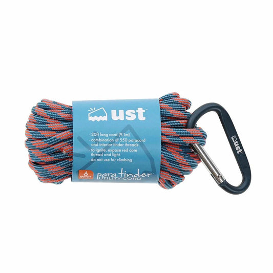UST ParaTinder Utility Cord – 30 ft Paracord with Fire Tinder