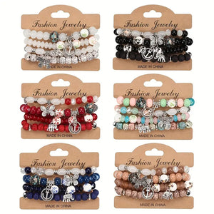 Layered Beaded Bracelets