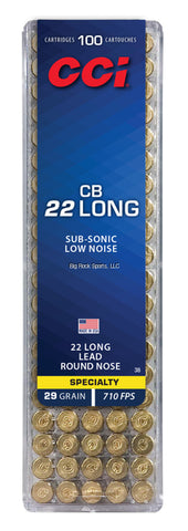 CCi 22 LR Sub-Sonic Low Noise 29 Grain Ammo