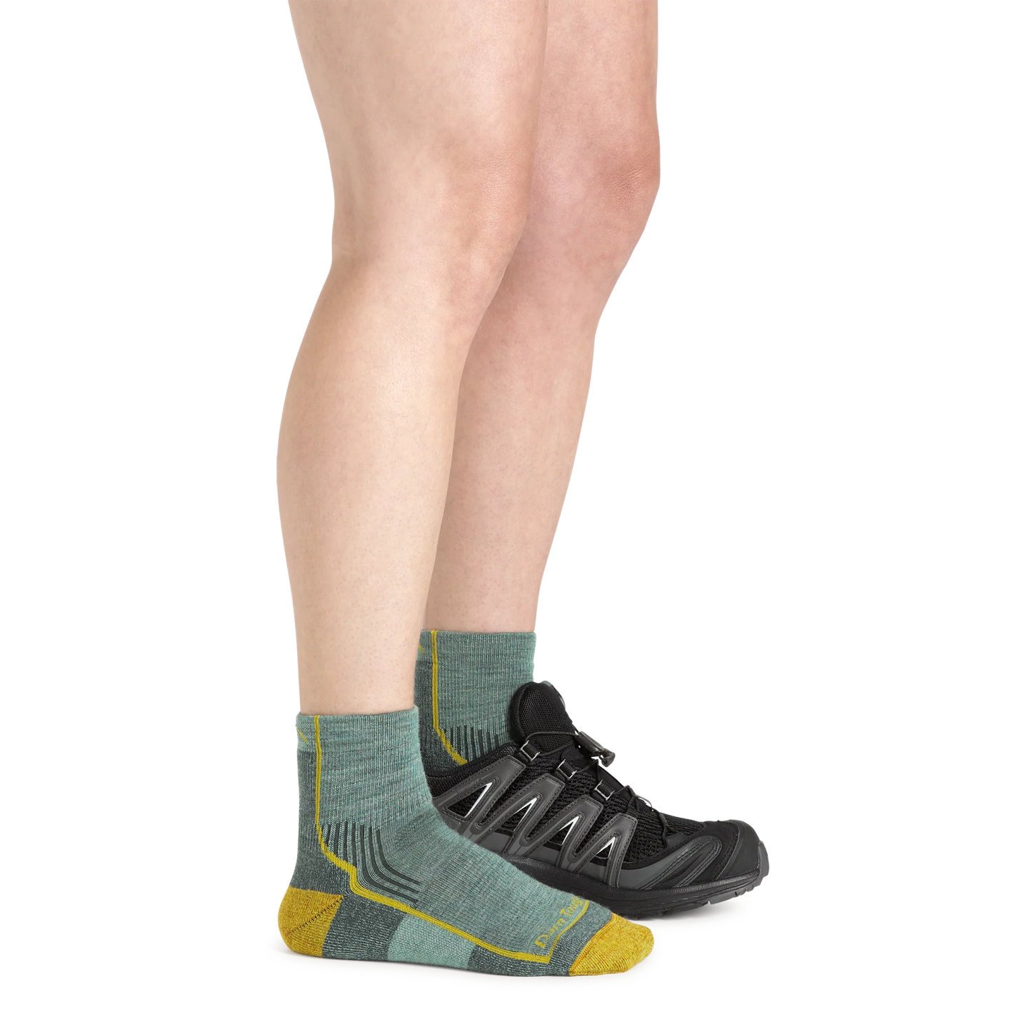 Women’s Hiker Quarter Midweight Hiking Socks With Cushion- Darn Tough