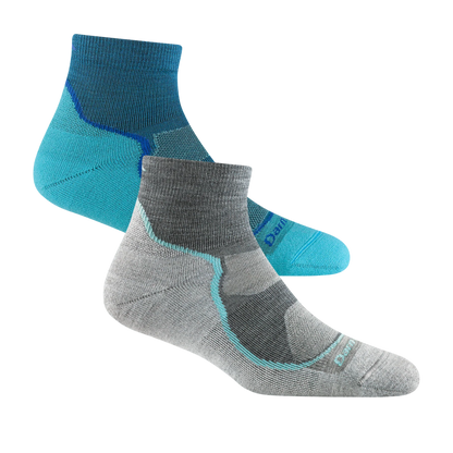 Women’s Light Hiker Quarter Lightweight Hiking Socks- Darn Tough