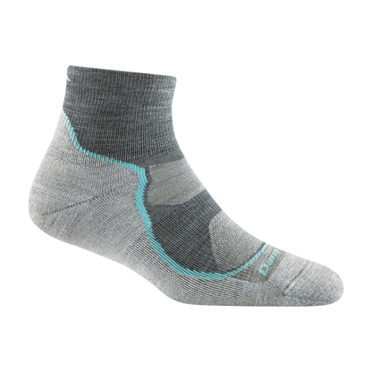 Women’s Light Hiker Quarter Lightweight Hiking Socks- Darn Tough