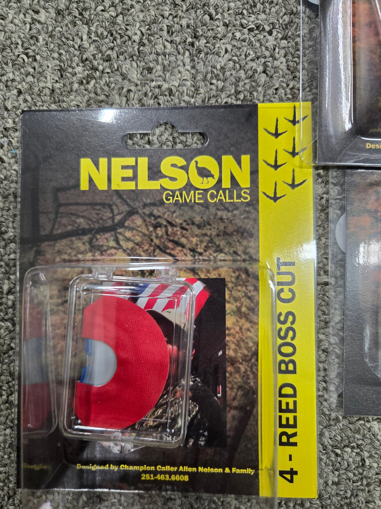 Nelson Game Calls 4 Reed Boss Cut turkey mouth diaphragm call Alabama