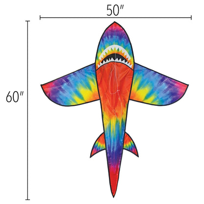 In the Breeze 5' 3D Tie Die Shark Kite