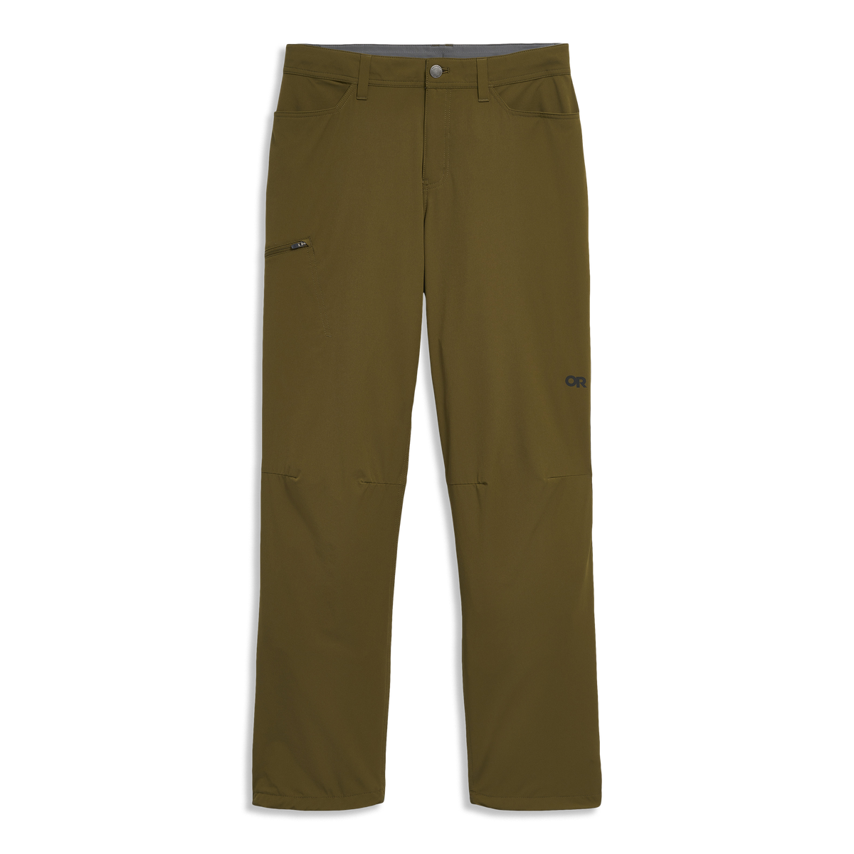 Outdoor Research Men's Ferrosi Pant, 32-Inch Inseam in Dark Olive, front view