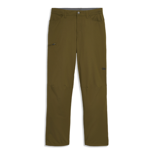 Outdoor Research Men's Ferrosi Pant, 32-Inch Inseam in Dark Olive, front view