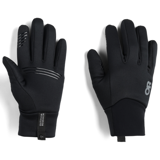 Outdoor Research Men's Vigor Midweight Sensor Glove in Black, front view
