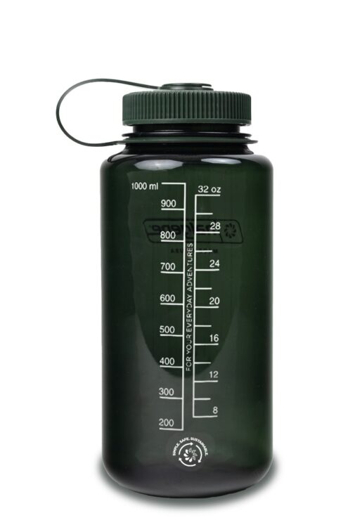 Nalgene 32oz Wide Mouth Sustain Water Bottle – BPA-Free Recycled Bottle