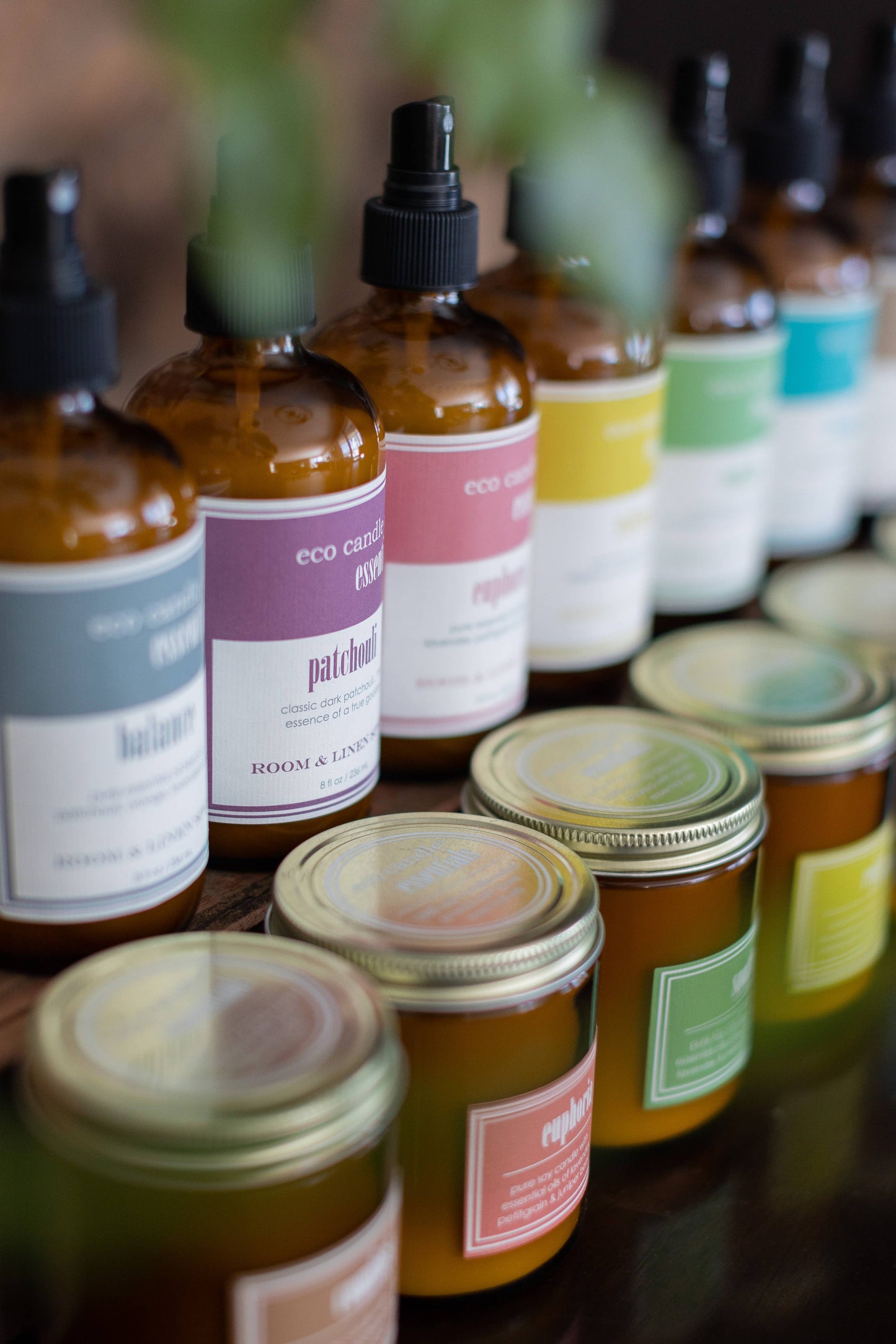 Eco Candle Company Essentials Room and Linen Spray - Patchouli