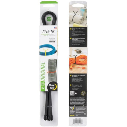 Nite Ize Gear Tie Reusable Rubber Twist Tie