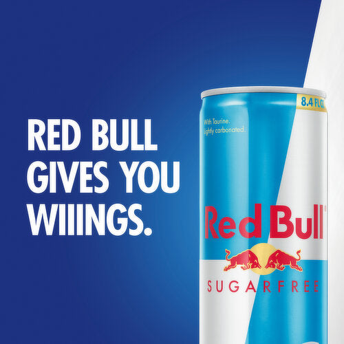 Red Bull Sugarfree Energy Drink – 8.4 oz Canned Beverage