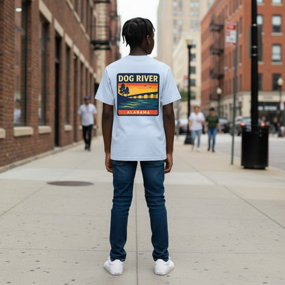 Youth Dog River Sunrise T-Shirt – Coastal Alabama Design