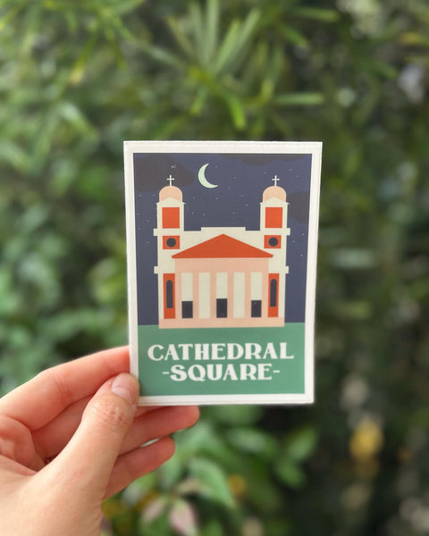 Cathedral Square Sticker