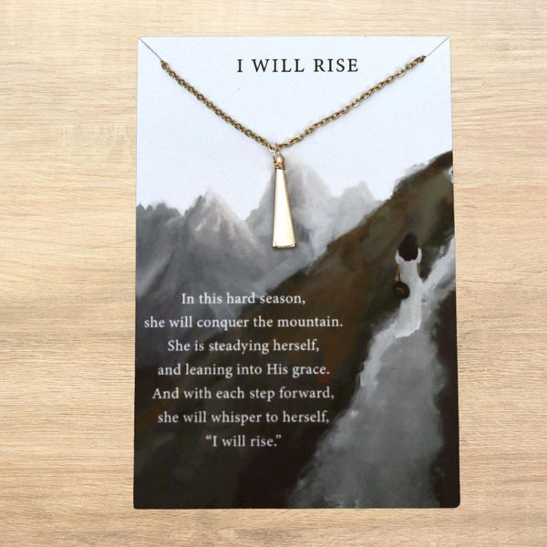 Dear Heart - I Will Rise Necklace