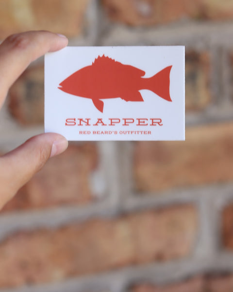 RBO Red Snapper Sticker