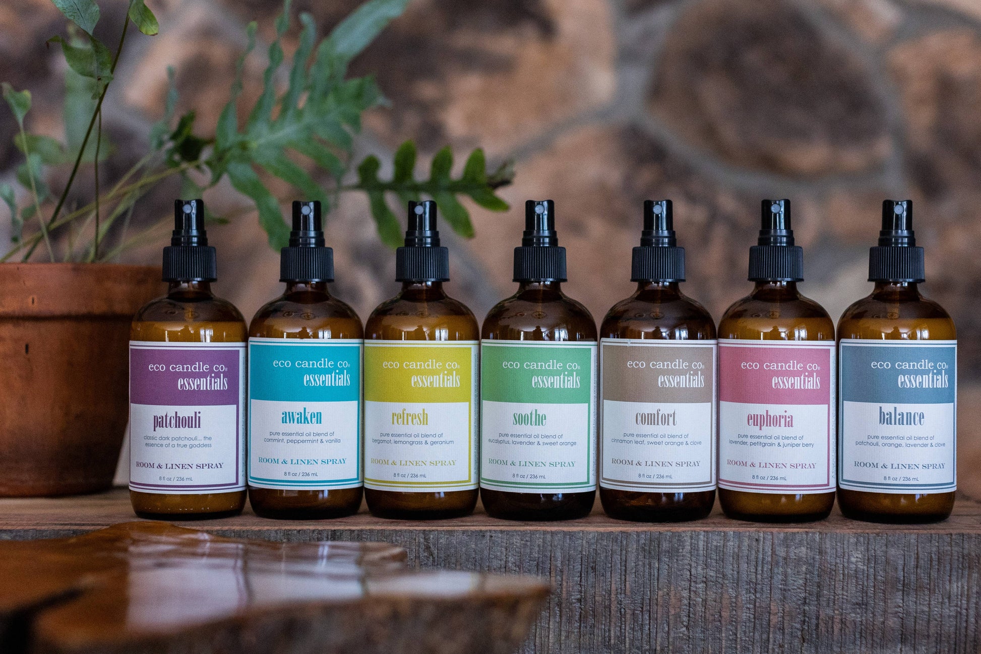 Eco Candle Company Essentials Room and Linen Spray - Patchouli