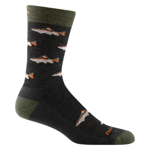 Darn Tough Men's Spey Fly Crew Lightweight Lifestyle Sock